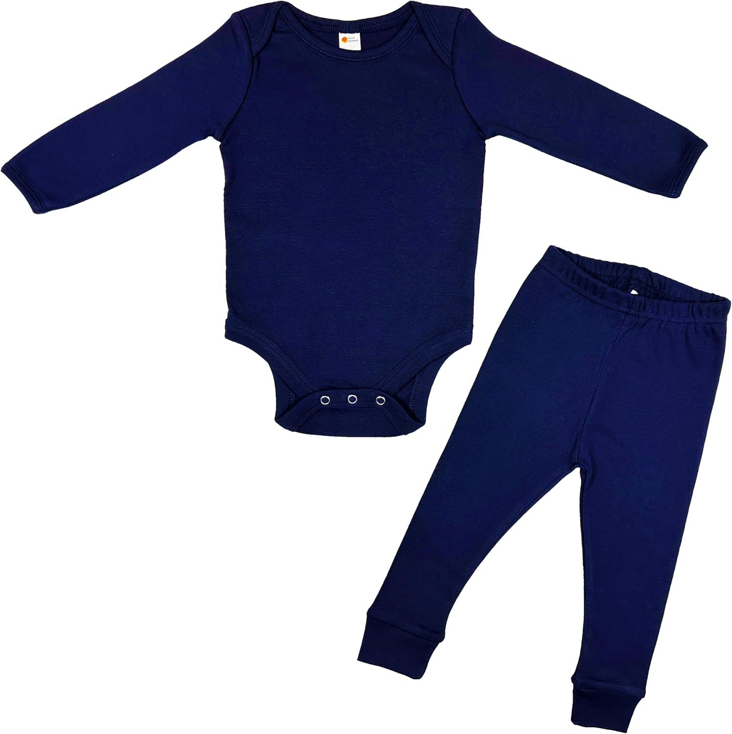 Earth Elements Baby Long Sleeve Layette Set (Bodysuit and Pant)
