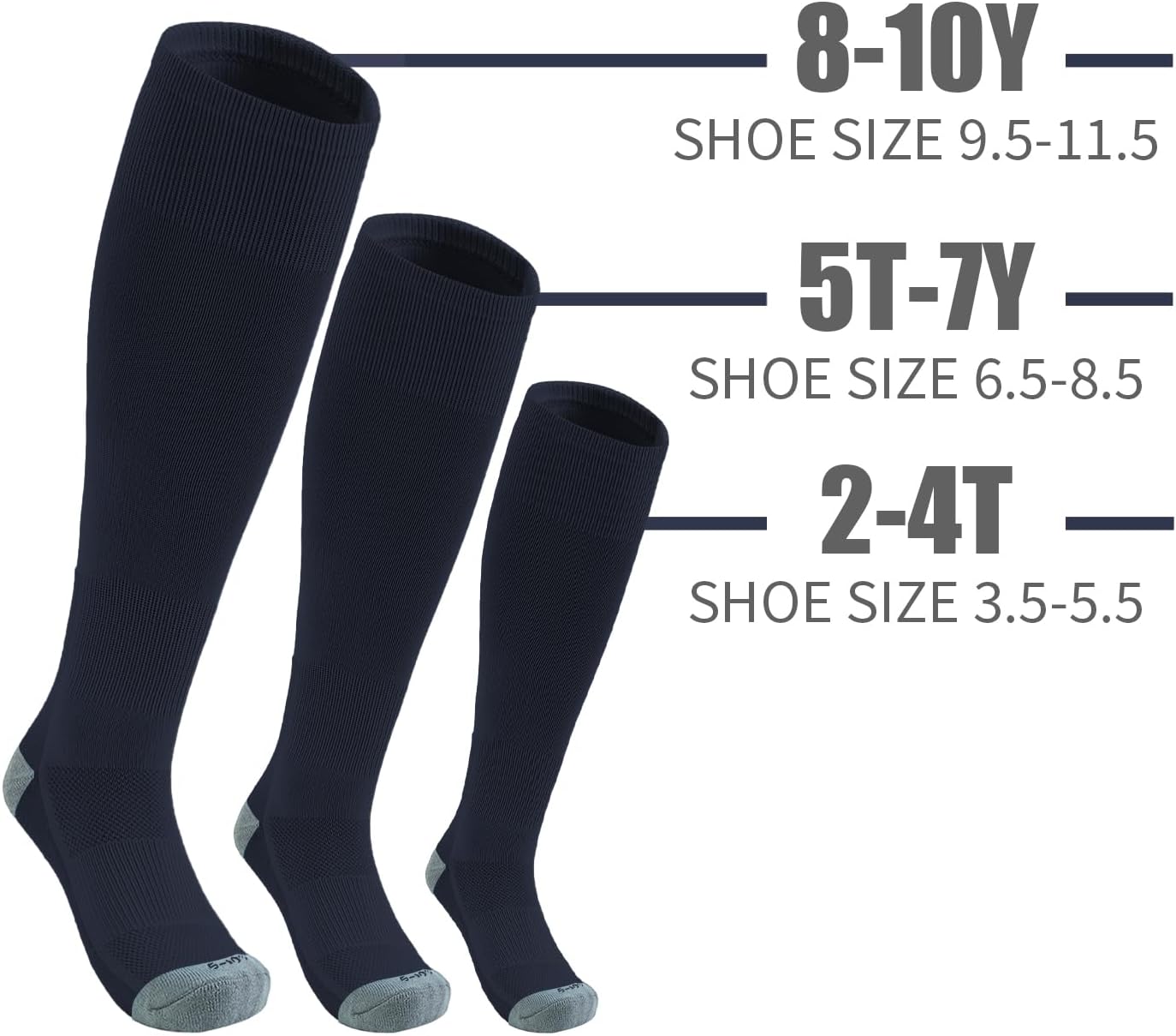 QBK Youth Baseball Socks & Belt Combo Set for Kids 2-16 Years -Softball/Tee Ball Accessories (1 Pair + 1 Belt, Unisex)