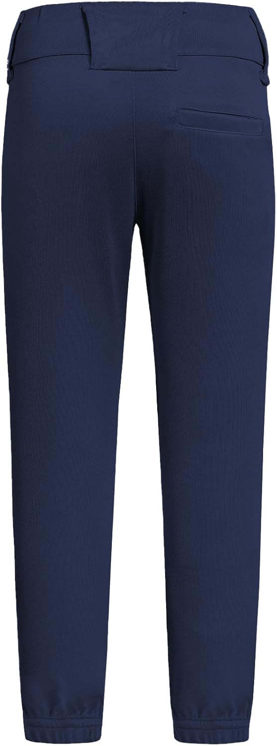 QBK 2T-17Y Toddler Baseball Pants Youth Softball Pants Kids Tee Ball Pants for Boy Girl