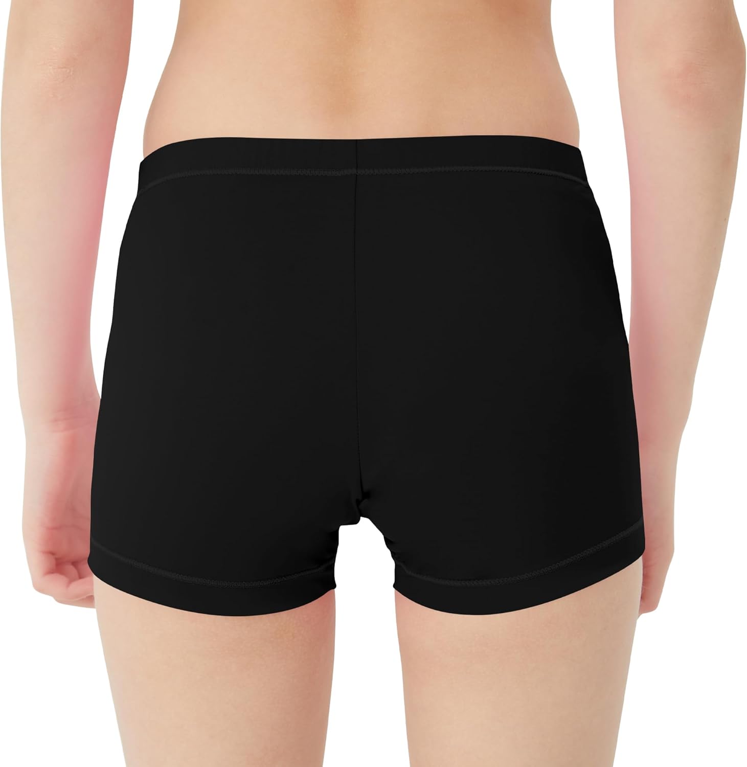 QBK Toddler Girls Swim Shorts 2T-14 Boyshort Swimsuit UPF 50+ Quick Dry Rash Guard Swim Bottoms