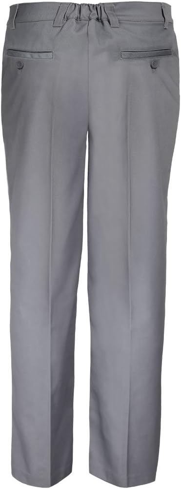 Boys Husky Fit Long Pants with Knee Pad