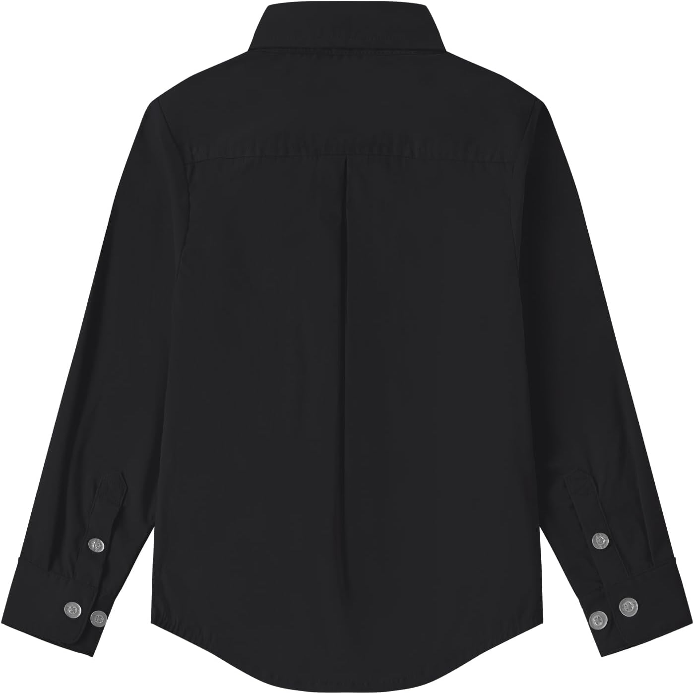9 Month-16Y Boys' Long Sleeve Button Down Toddler Dress Shirt Oxford Uniform Shirt with Chest Pocket