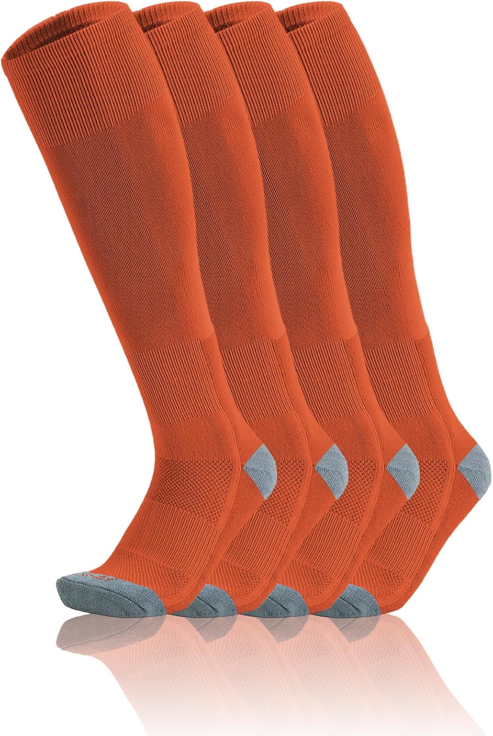 QBK Toddler Baseball Socks Youth Softball Tee Ball Kids Soccer Socks for Boy Girl 2 Pairs