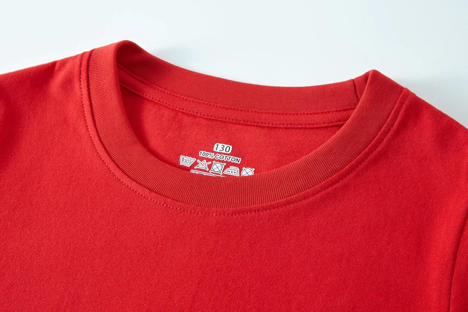 Huata Boys Girls T-Shirt Short Sleeve Crewneck Tee