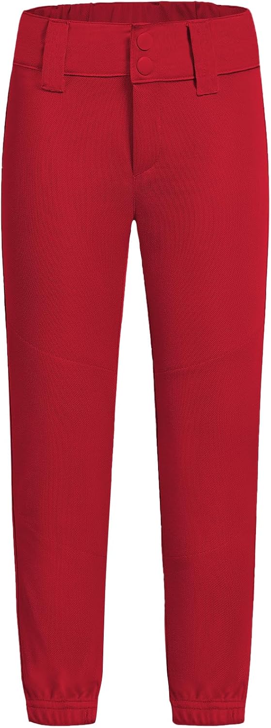QBK 2T-17Y Toddler Baseball Pants Youth Softball Pants Kids Tee Ball Pants for Boy Girl