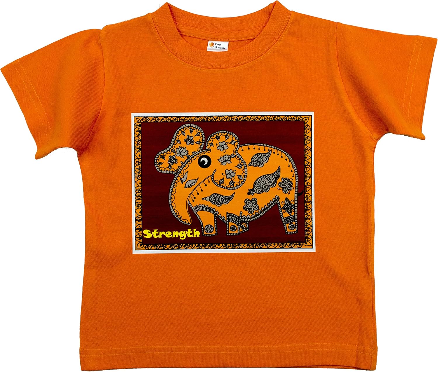 Earth Elements Baby Girls’ Short Sleeve T-Shirt - Strength