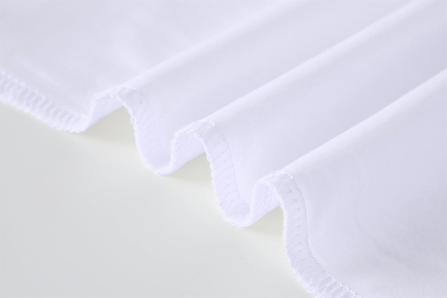 Huata Girls Short Puff Sleeve Tee Basic T-Shirt 2 Packs Crewneck