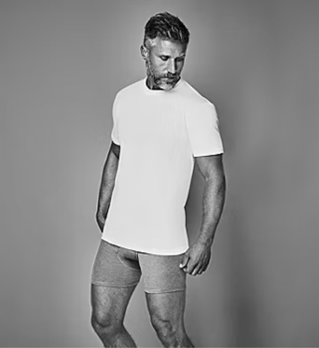 Stafford 4-Pack Men's Ultra Soft 100% Cotton Crew-Neck T-Shirt White