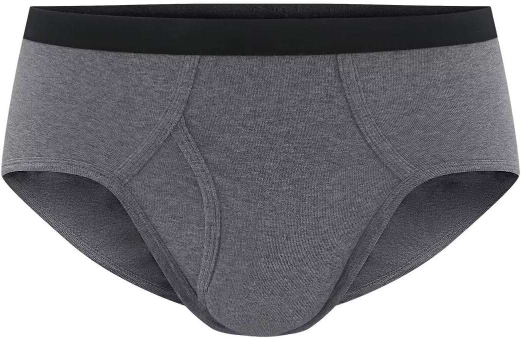 Huata Men's Underwear Briefs Soft Cotton Classic 4 Pack Panties