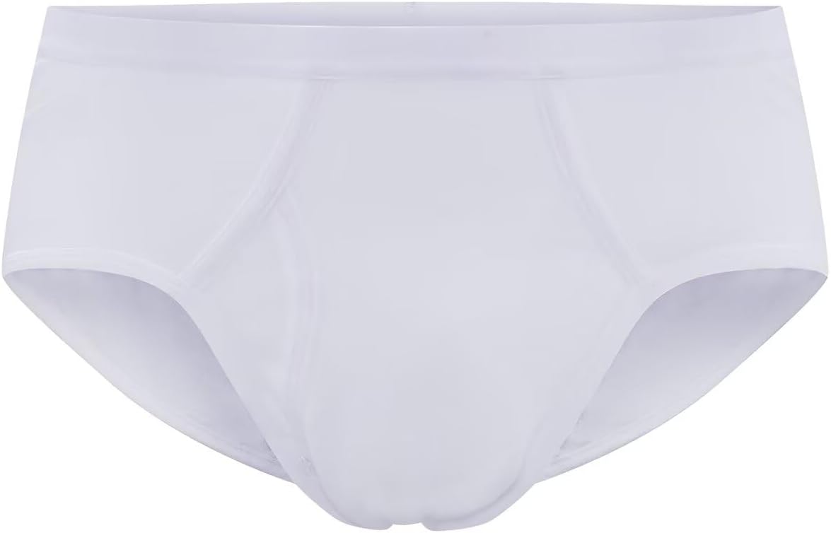 Huata Men's Underwear Briefs Soft Cotton Classic 4 Pack Panties