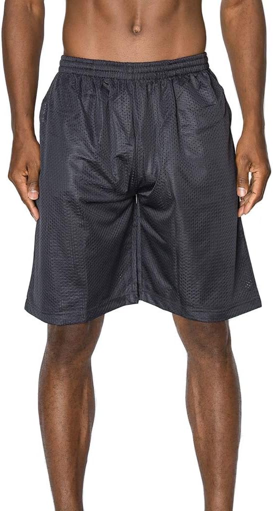 Mens Plain Mesh Shorts