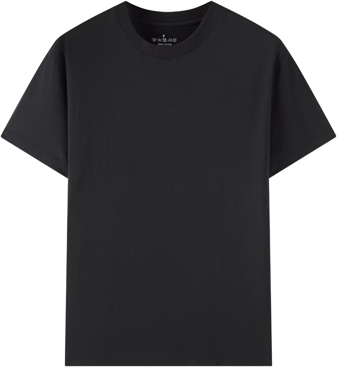 Huata Men's T-Shirt Short Sleeve Crewneck Cotton Tees