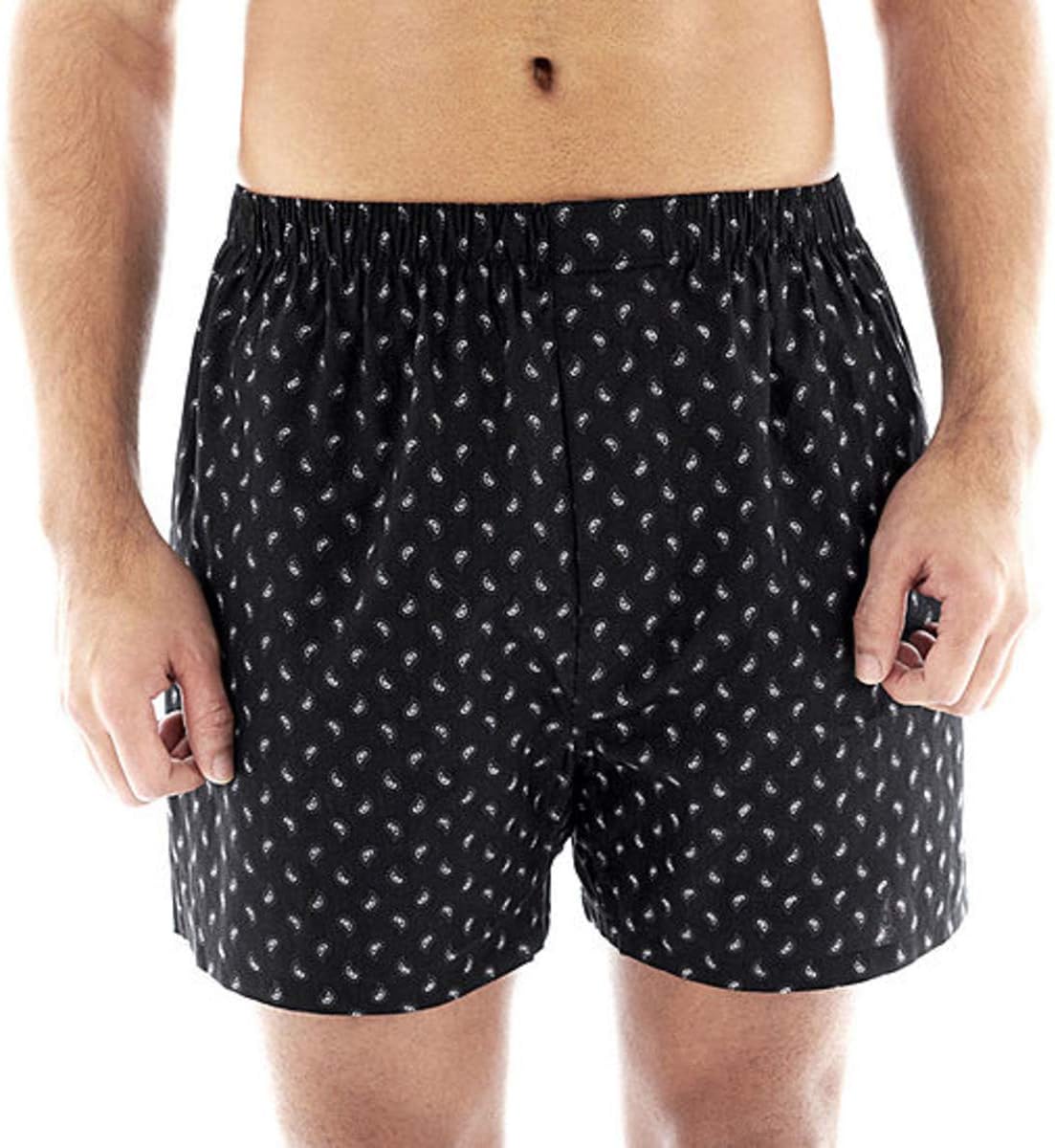 Stafford 4 Pack Woven Cotton Boxers
