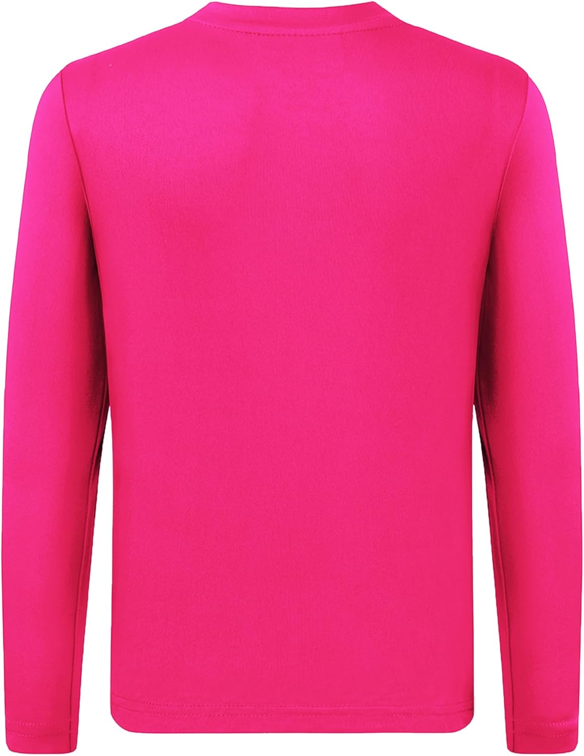 QBK 4T to Youth Neon Shirt Kids UPF 50+ Dry Fit Athletic Long Sleeve T Shirts for Boys and Girls-Moisture Wicking Rash Guard