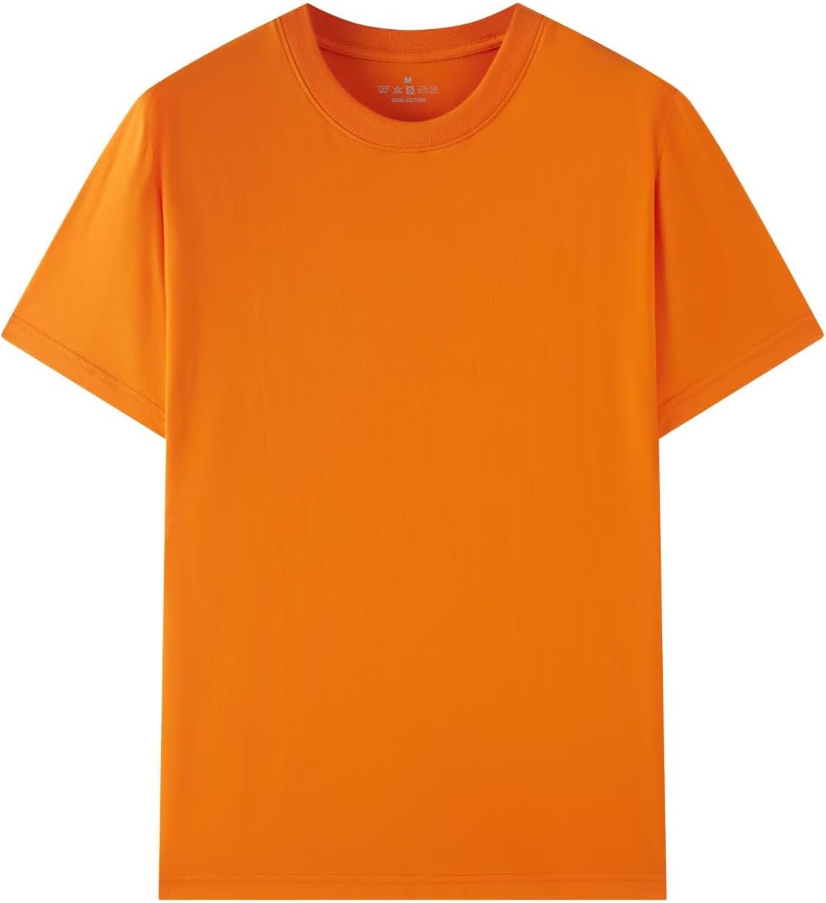 Huata Men's T-Shirt Short Sleeve Crewneck Cotton Tees