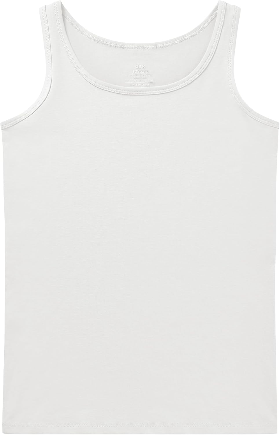 QBK 2T-13Years Girls Tank Tops Cotton Dance Basic Sleeveless Undershirts for Gymnastics Ballet Dancewear