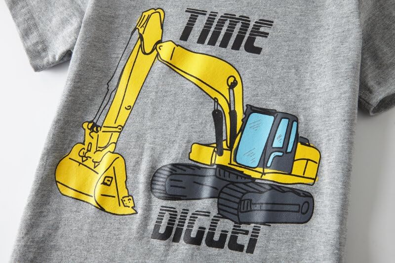 Huata Boys Girls T-Shirt Short Sleeve Crewneck Tee