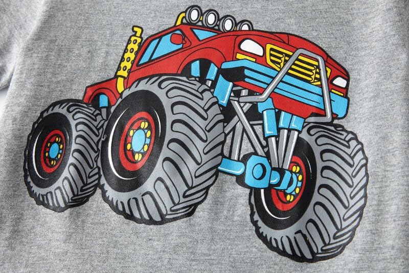 Huata Boys Girls T-Shirt Short Sleeve Crewneck Tee