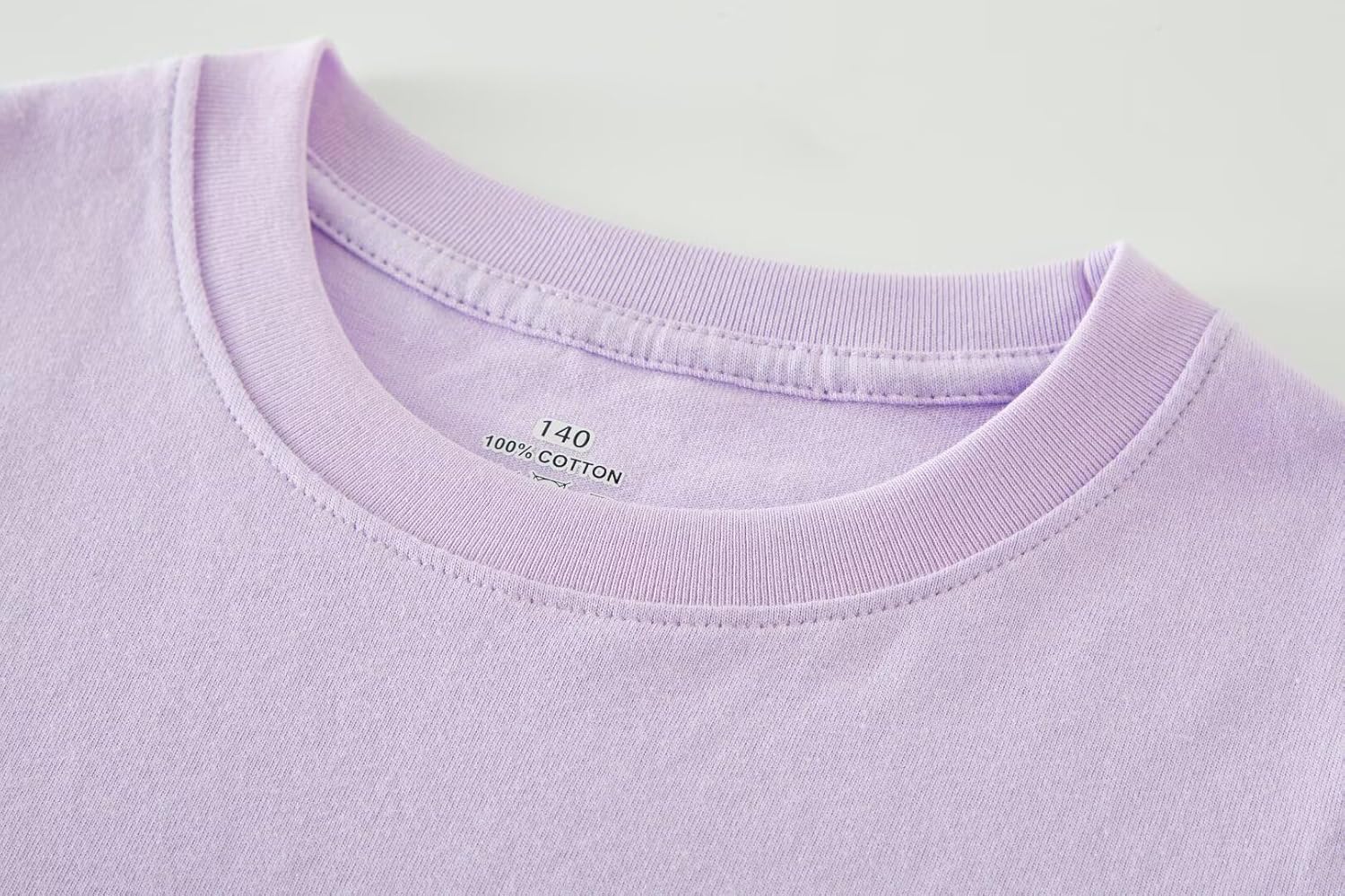 Huata 2 Packs Boys Girls T-Shirt Long Sleeve Crewneck Tee