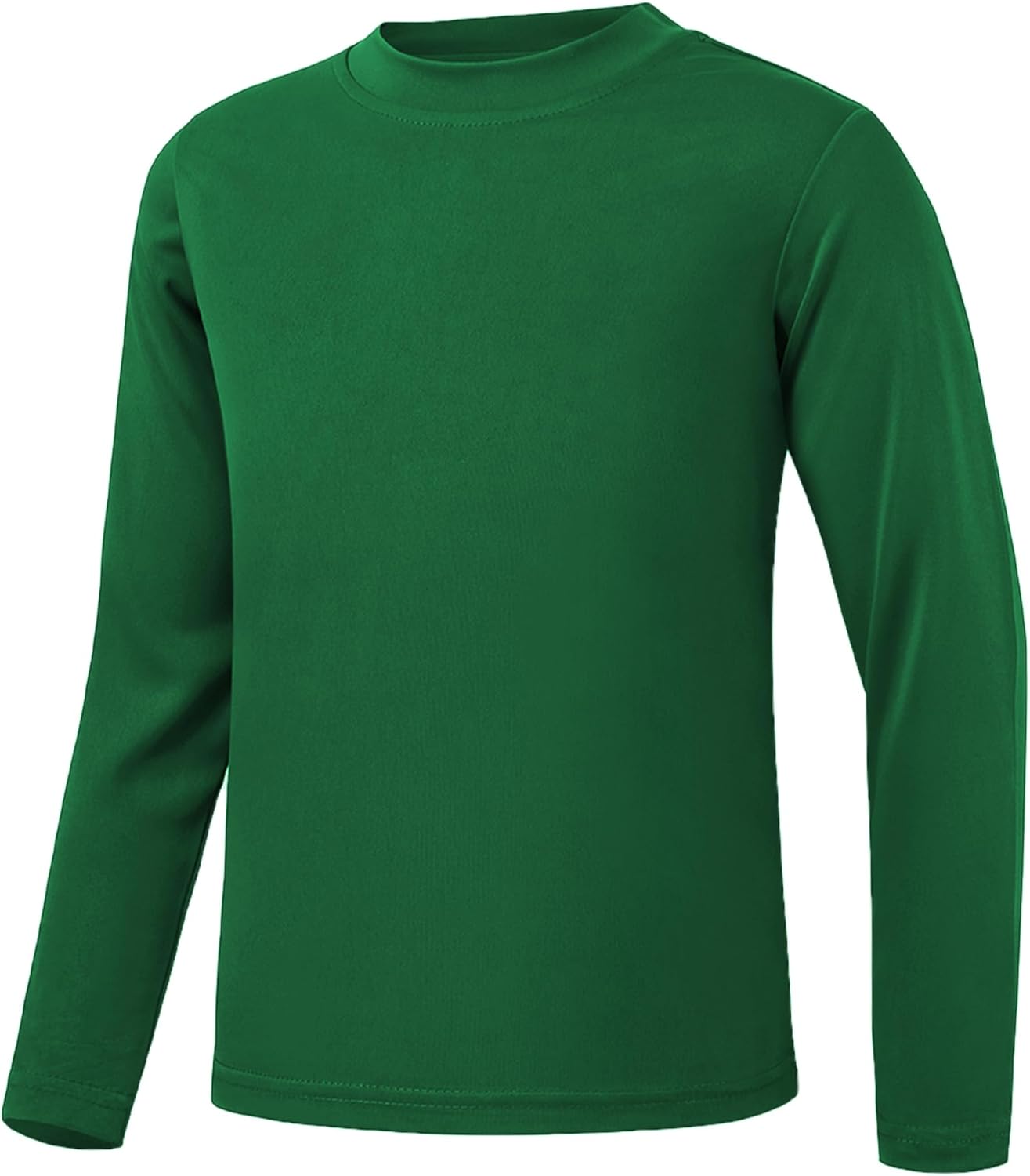 QBK 4T to Youth Neon Shirt Kids UPF 50+ Dry Fit Athletic Long Sleeve T Shirts for Boys and Girls-Moisture Wicking Rash Guard