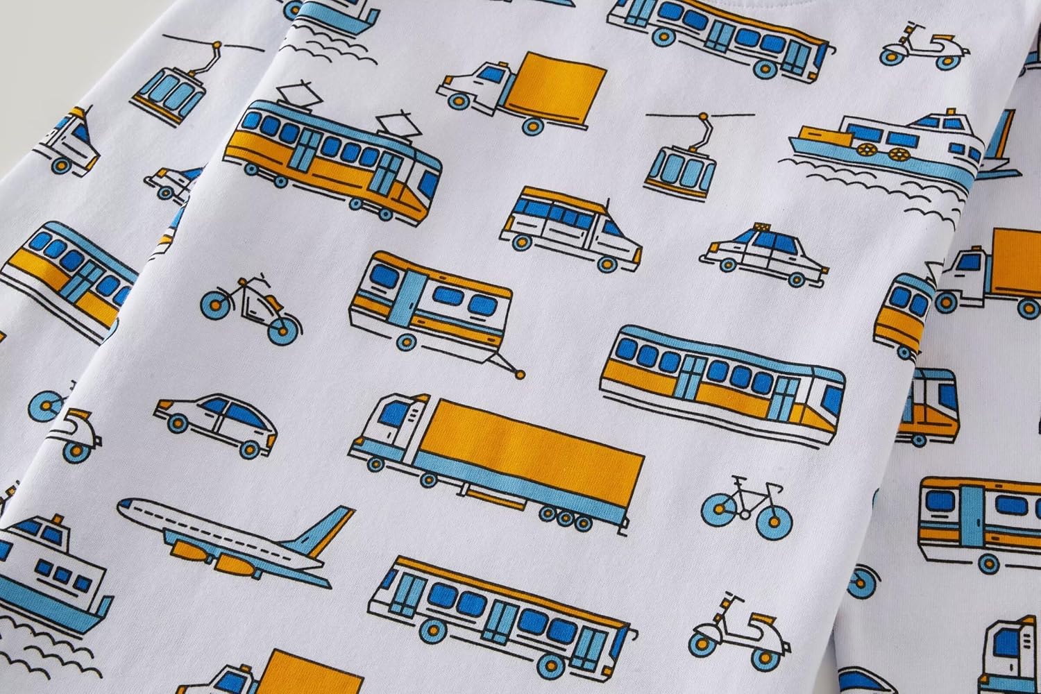 Huata 2 Packs Boys Girls T-Shirt Long Sleeve Crewneck Tee