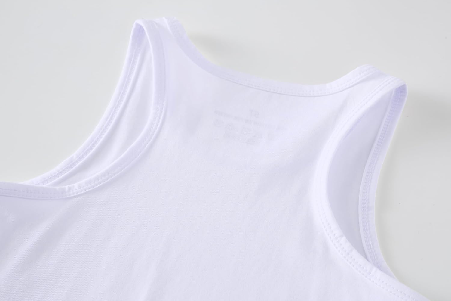 Huata Girls Tank Top 2 Packs Racerback Sleeveless Dance Athletic Shirt for Kids