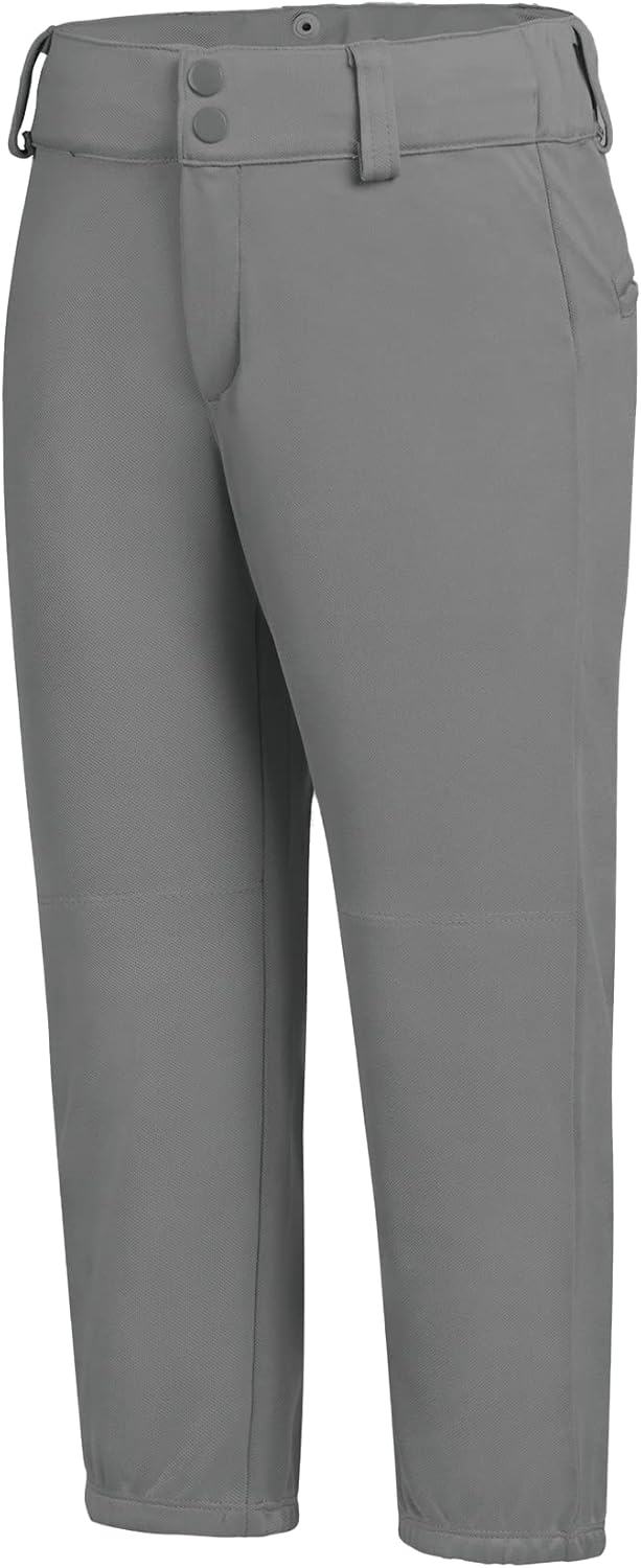 QBK 2T-13Years Girls' Softball Pants Kids' Youth Boys' Baseball Practice Pant Toddler tee Ball Pants