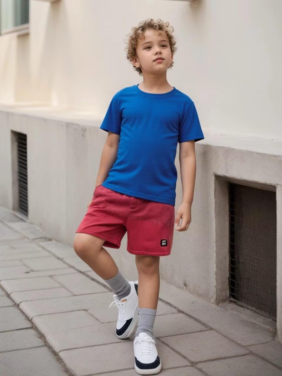 Huata Boys Girls T-Shirt Short Sleeve Crewneck Tee