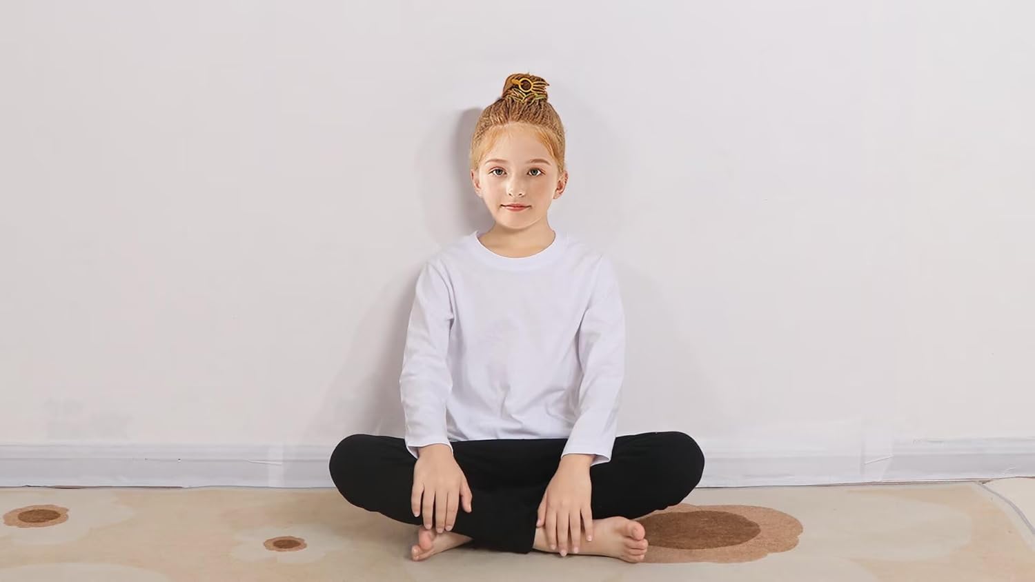 Huata Boys Girls Long Sleeve T-Shirt Unisex Crewneck Tee 2 Packs