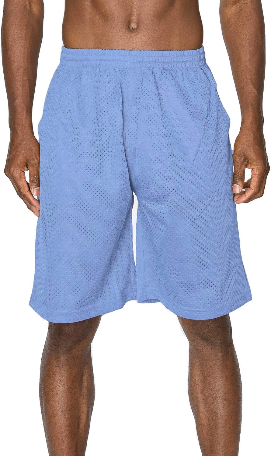 Mens Plain Mesh Shorts