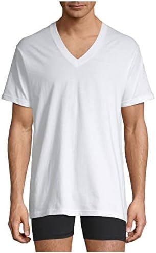 Stafford 4 Pack Cotton V-Neck T-Shirts Big & Tall