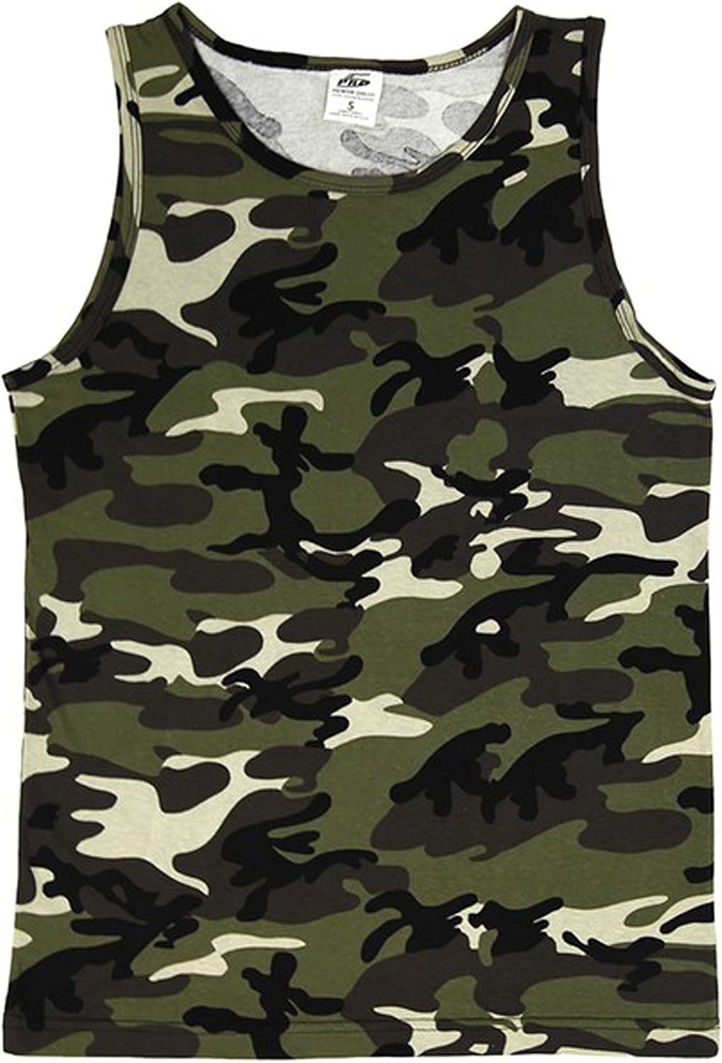 Mens Camo Muscle Tank Top Gym Work Out Super Thick 3 Pack