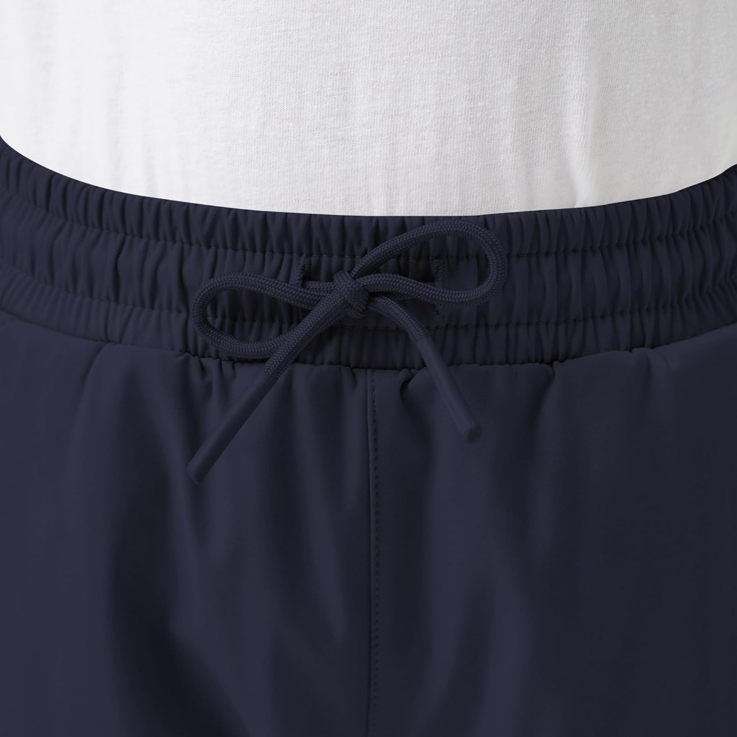 QBK School Joggers for Boys - Elastic Waist Dress Jogger Uniform Pants with Drawstring