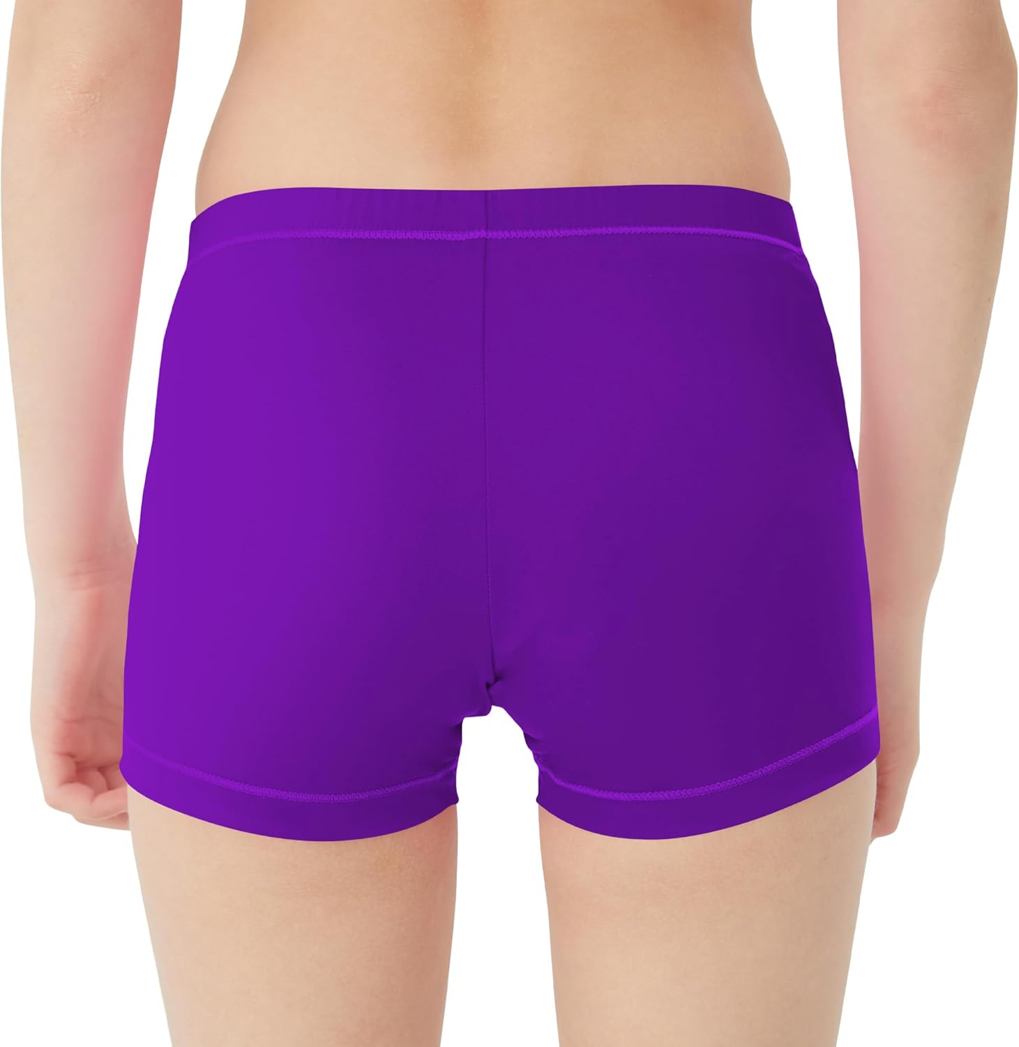 QBK Toddler Girls Swim Shorts 2T-14 Boyshort Swimsuit UPF 50+ Quick Dry Rash Guard Swim Bottoms