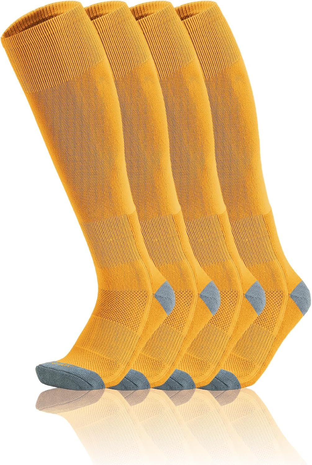 QBK Toddler Baseball Socks Youth Softball Tee Ball Kids Soccer Socks for Boy Girl 2 Pairs