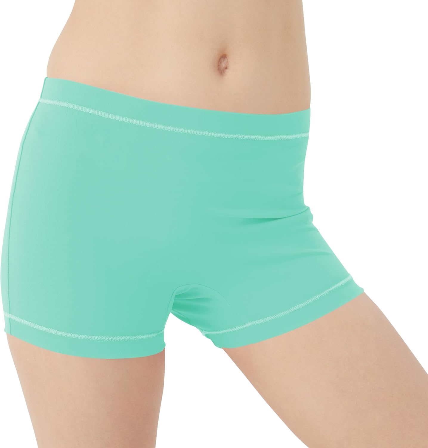 QBK Toddler Girls Swim Shorts 2T-14 Boyshort Swimsuit UPF 50+ Quick Dry Rash Guard Swim Bottoms