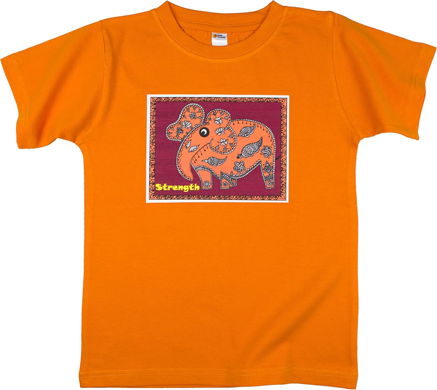 Earth Elements Little Girls’ Short Sleeve T-Shirt - Strength