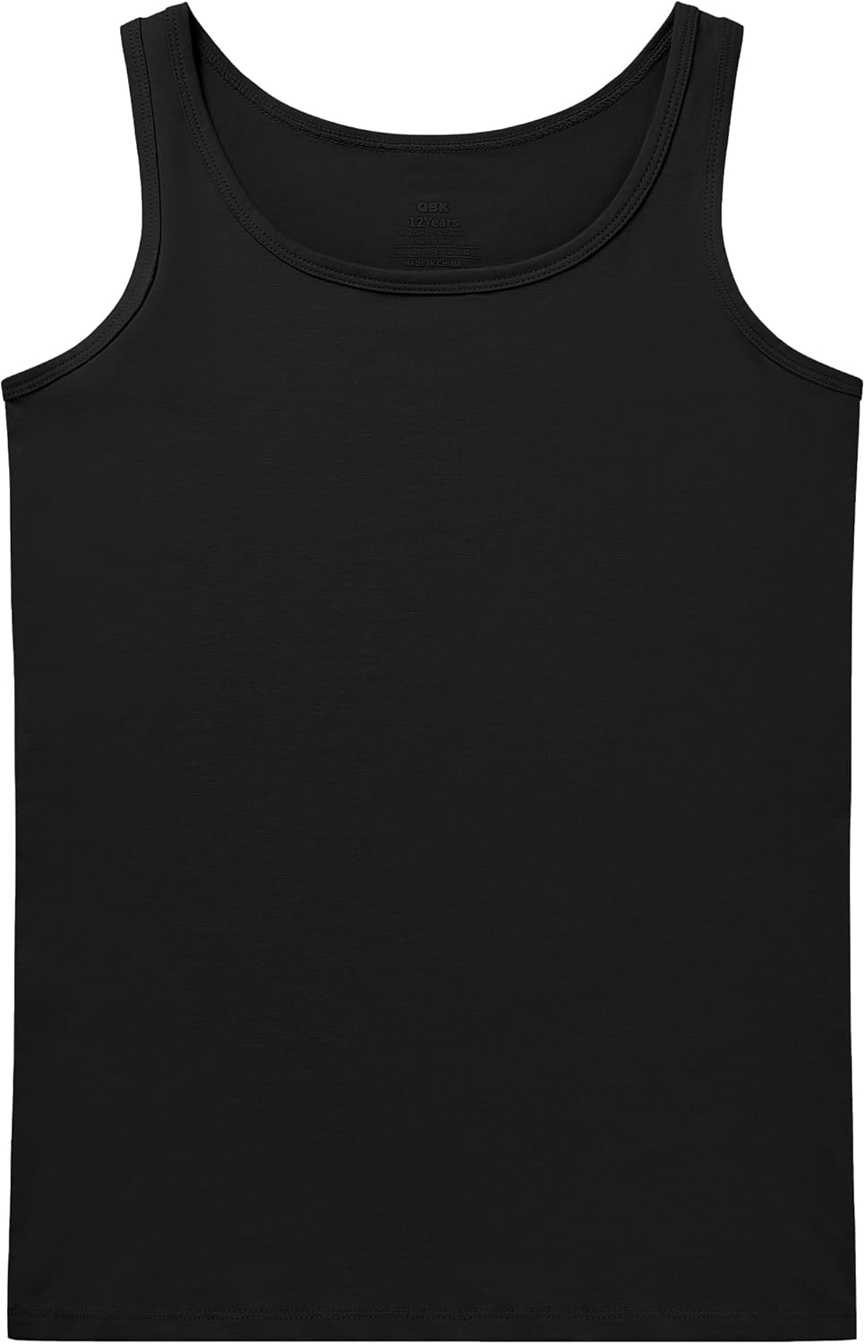 QBK 2T-13Years Girls Tank Tops Cotton Dance Basic Sleeveless Undershirts for Gymnastics Ballet Dancewear