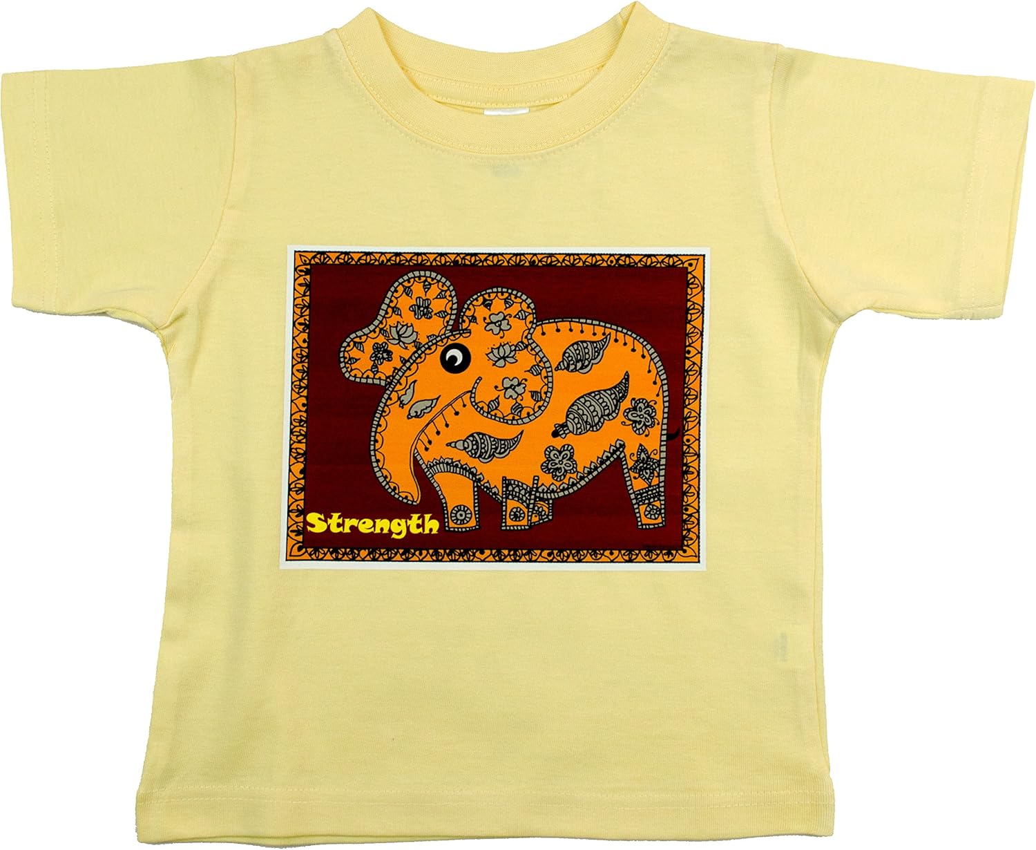 Earth Elements Baby Girls’ Short Sleeve T-Shirt - Strength