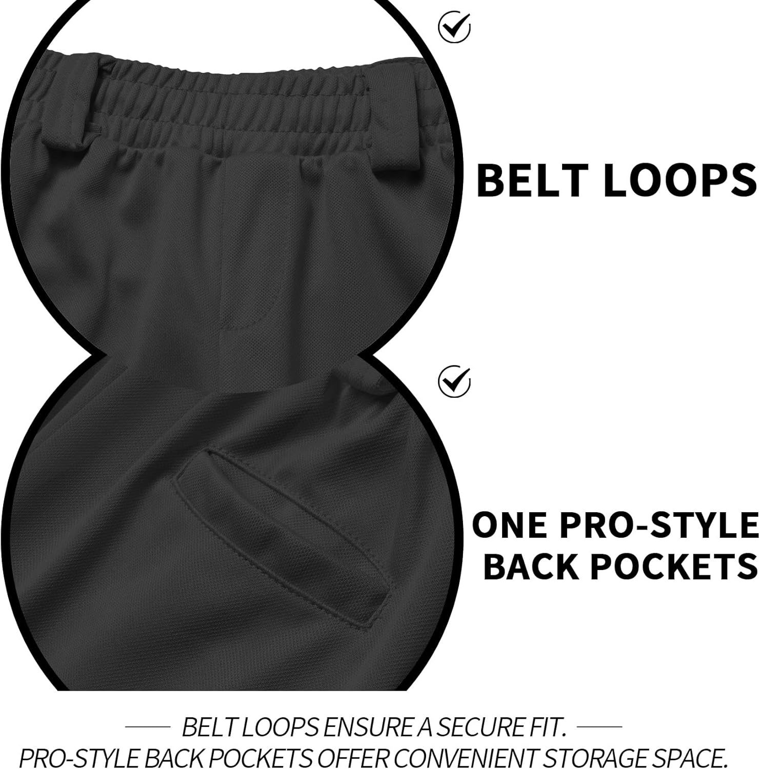 QBK 2T/3T/4T/5T to Youth Toddler Boys Baseball Pants Girl Softball Pants Kids Tee Ball Pants with Side Piping/Braid