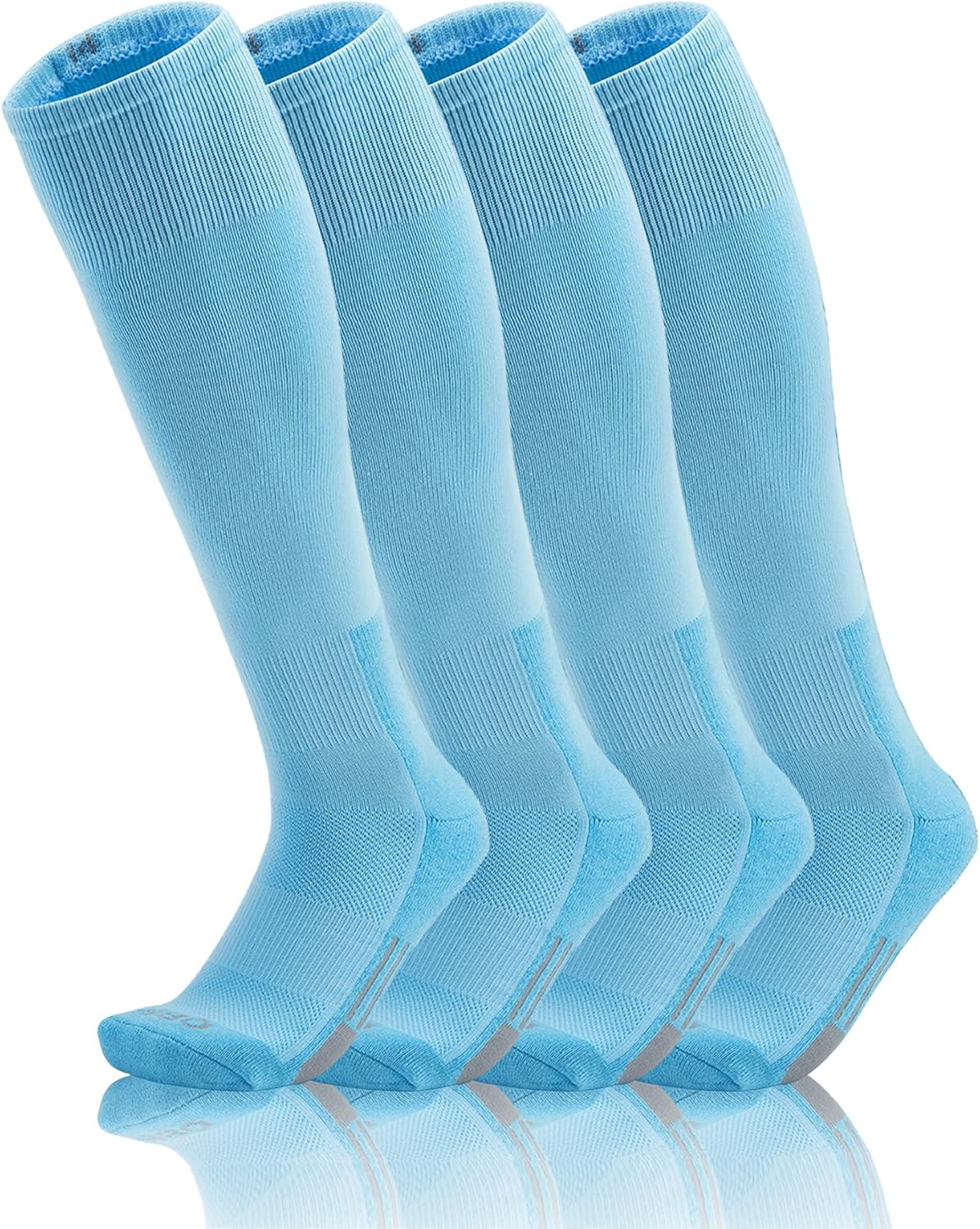 QBK 2 Pairs Toddler To Youth Baseball/Softball Socks - Soccer T-Ball Team Sport Socks For Kids Boys And Girls