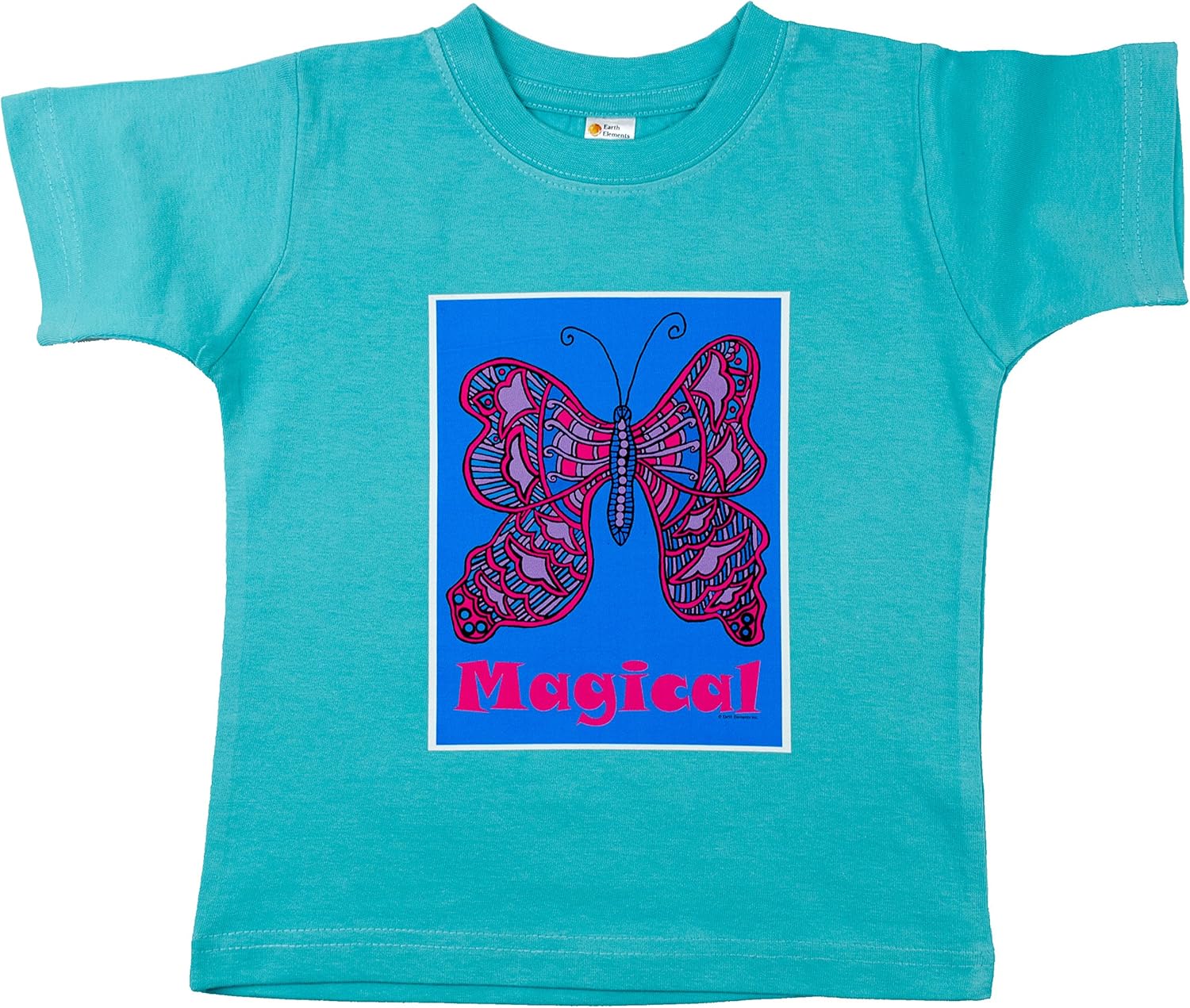 Earth Elements Baby Girls’ Short Sleeve T-Shirt - Magical Butterfly