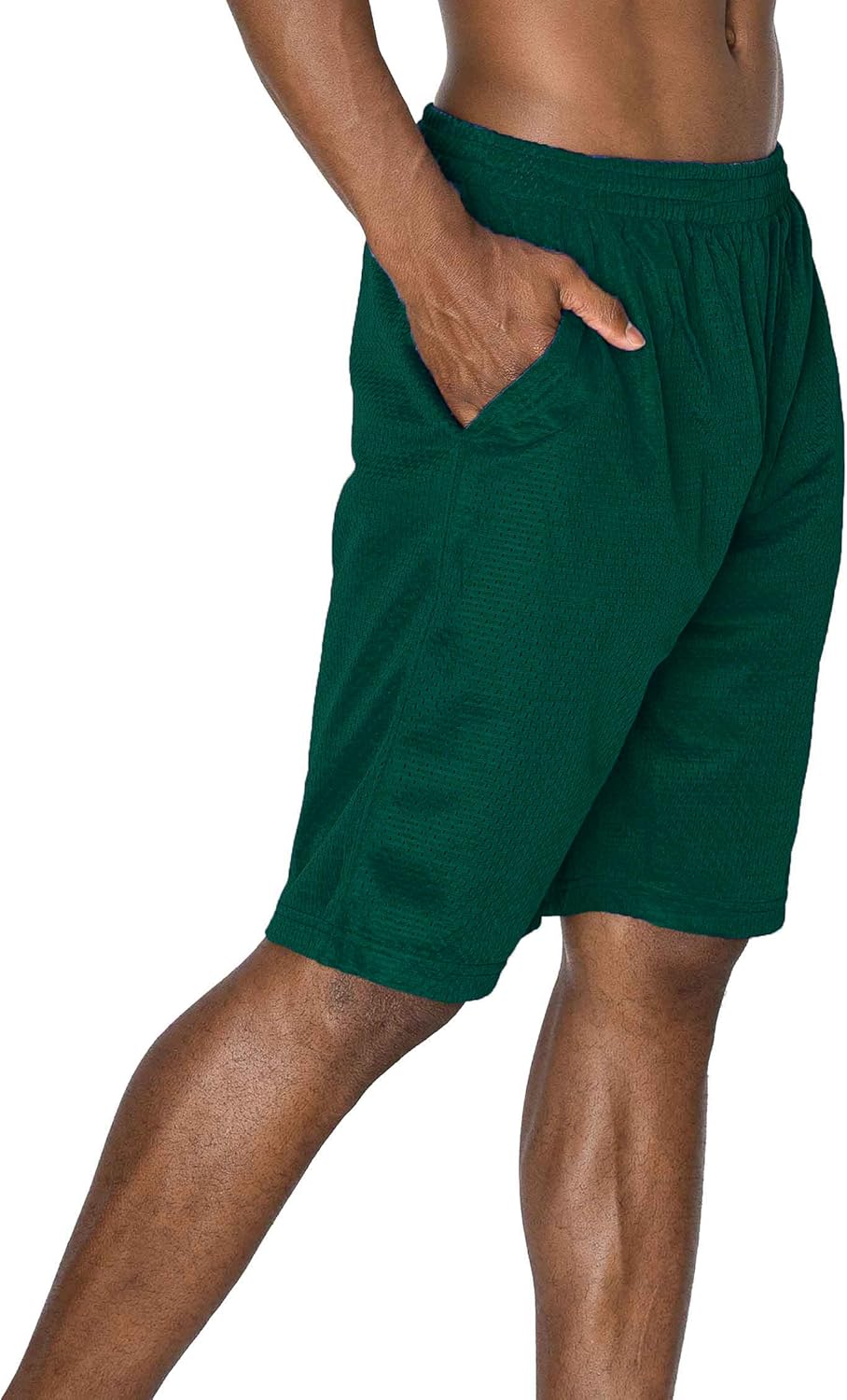 Mens Plain Mesh Shorts