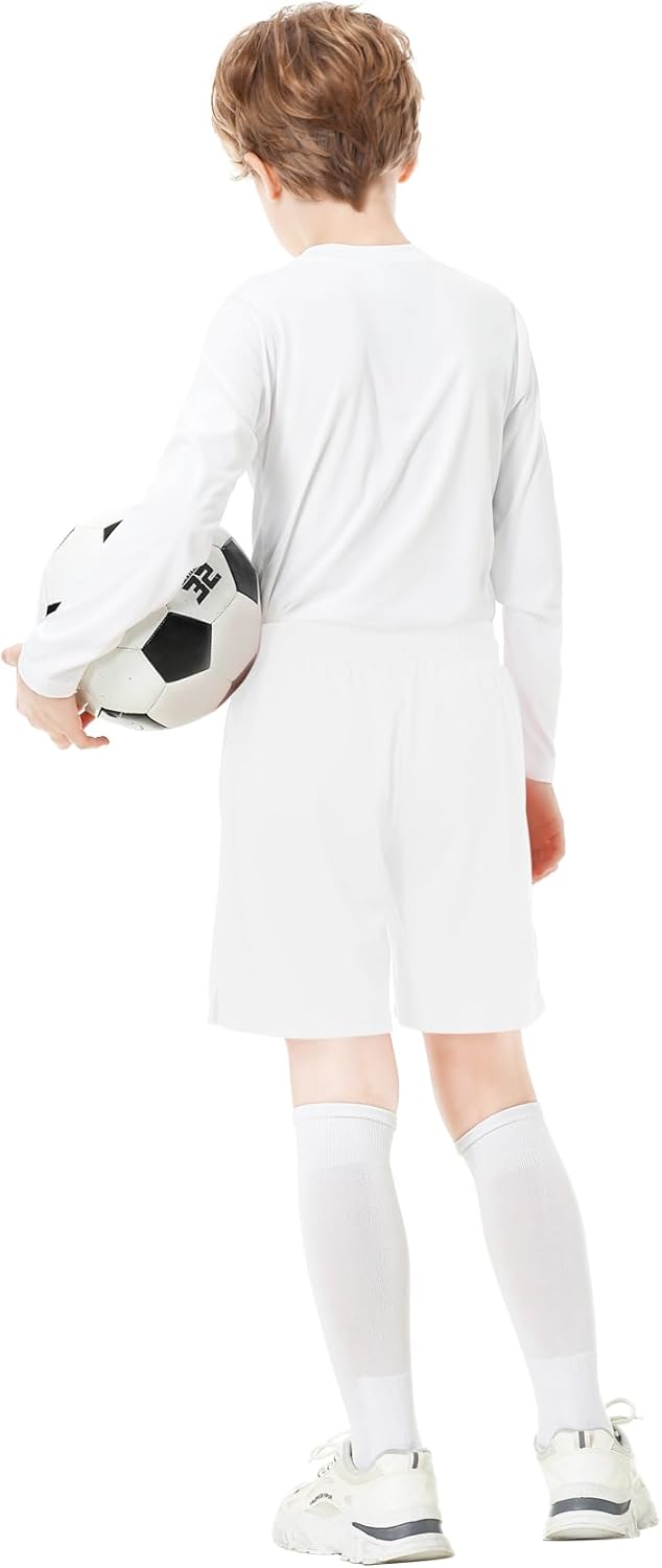QBK Toddler to Youth Athletic Shorts for Boys and Girls Soccer Basketball Sports