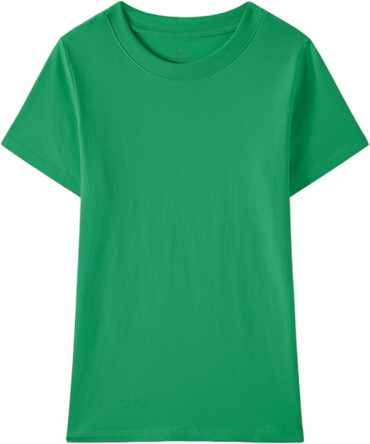 Huata Boys Girls Short Sleeve Tee T-Shirt Crewneck 2 Packs