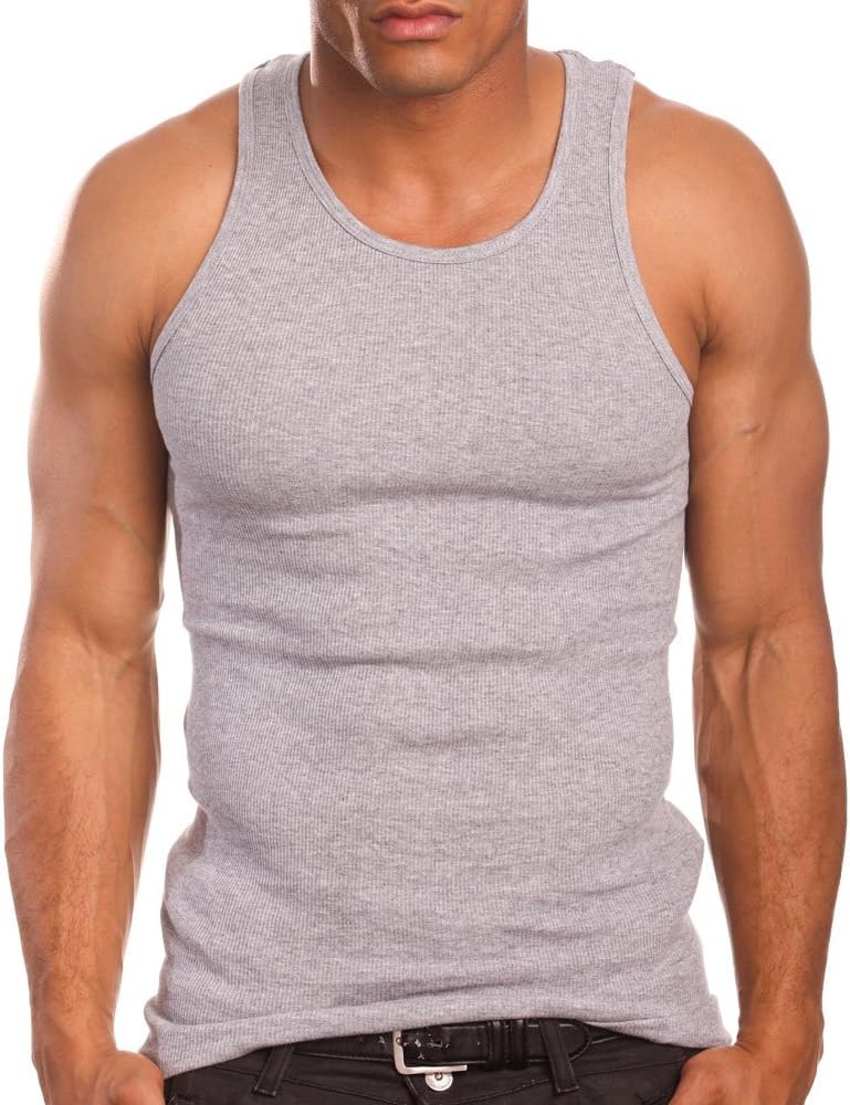 Mens A-Shirts 3 Pack Undershirt
