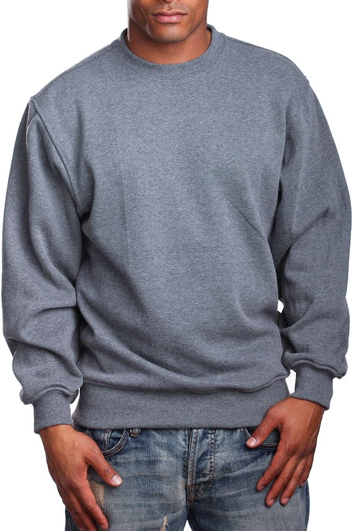 PRO 5 Mens Heavy Weight Fleece Crewneck