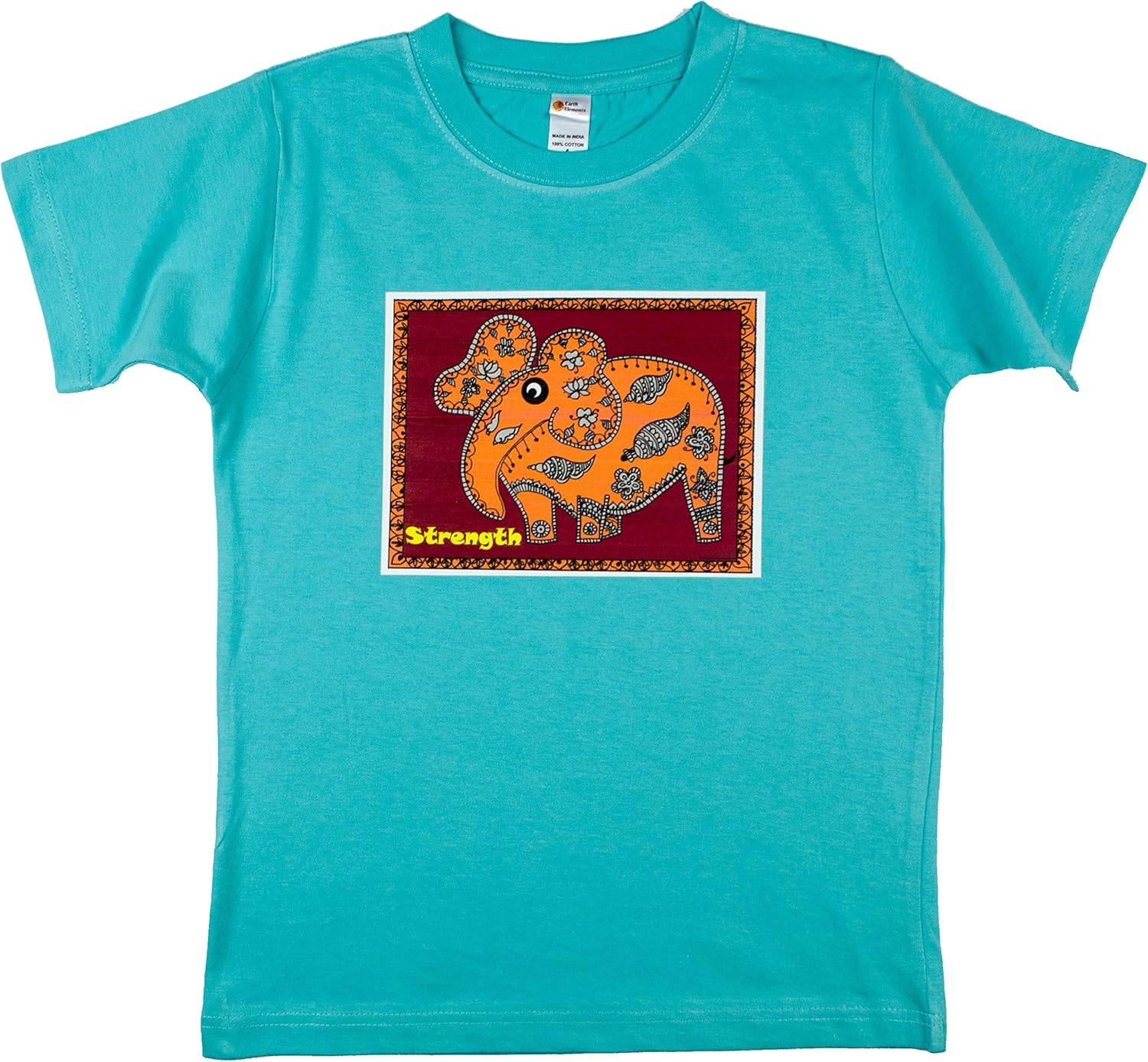 Earth Elements Little Girls’ Short Sleeve T-Shirt - Strength