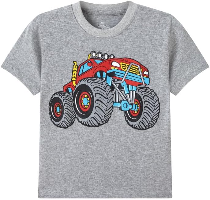 Huata Boys Girls T-Shirt Short Sleeve Crewneck Tee