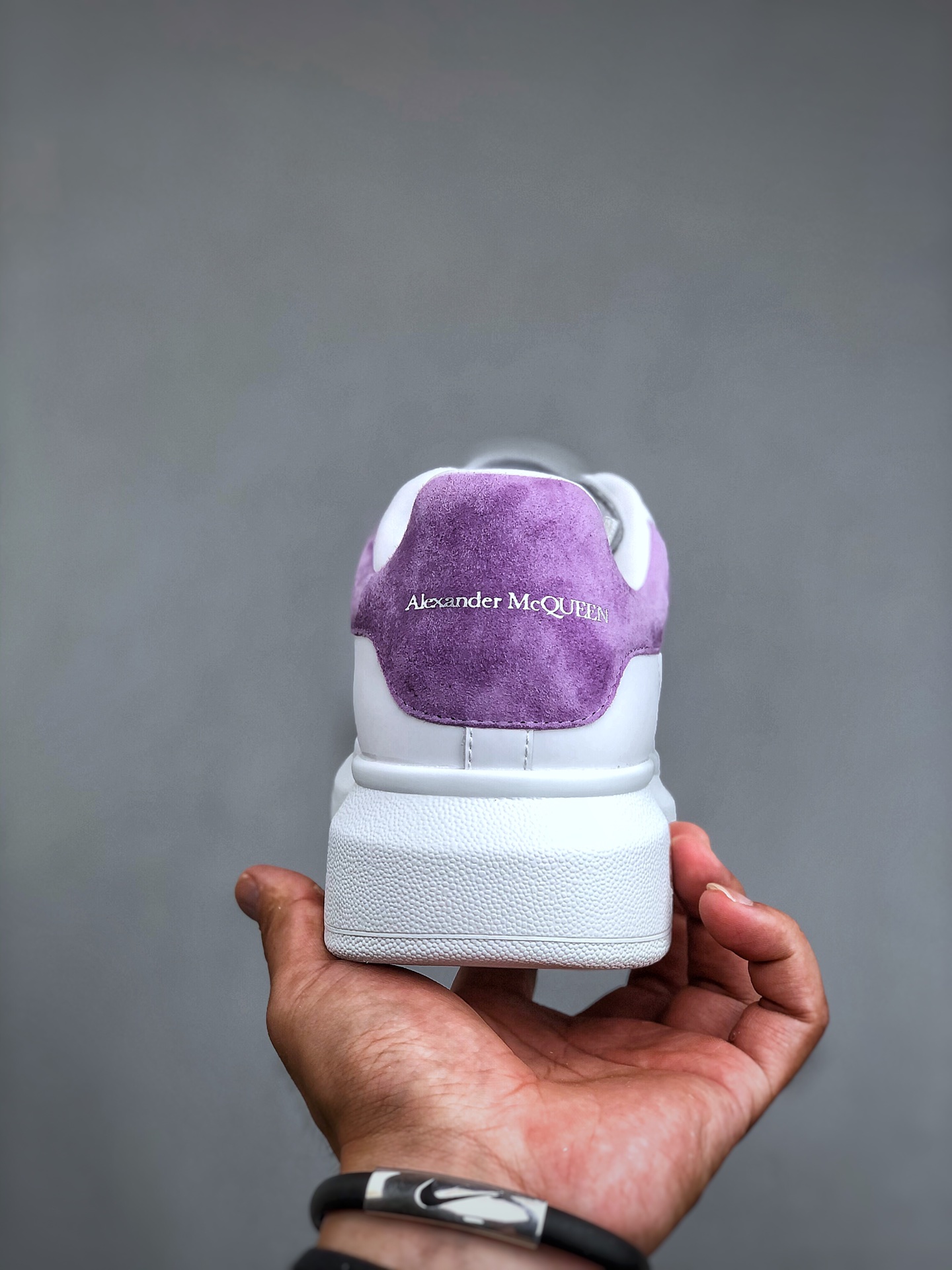 Alexander McQueen Oversized Low-Top Fashion Sneaker – Women’s, Purple